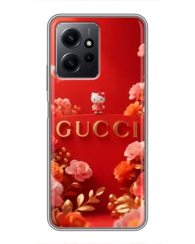 Чехол для Xiaomi Redmi Note 12 с картинкой «Gucci — золотой сад»
