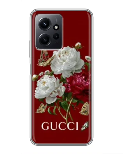 Чехол для Xiaomi Redmi Note 12 с картинкой «Gucci —  сад»