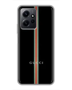 Чохол для Xiaomi Redmi Note 12 з картинкою «Gucci — строга лінія» Чохол для Xiaomi Redmi Note 12 з картинкою «Gucci — строга лінія»