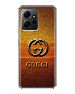 Чохол для Xiaomi Redmi Note 12 з картинкою «Gucci — сонячний градієнт» Чохол для Xiaomi Redmi Note 12 з картинкою «Gucci — сонячний градієнт»
