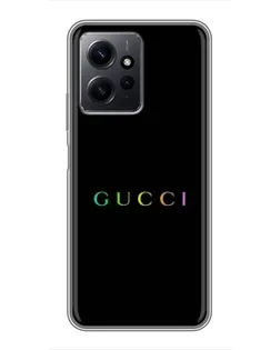 Чохол для Xiaomi Redmi Note 12 з картинкою «Gucci — неоновий мінімалізм» Чохол для Xiaomi Redmi Note 12 з картинкою «Gucci — неоновий мінімалізм»