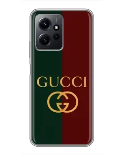 Чохол для Xiaomi Redmi Note 12 з картинкою «Gucci — темно-зелений градієнт» Чохол для Xiaomi Redmi Note 12 з картинкою «Gucci — темно-зелений градієнт»