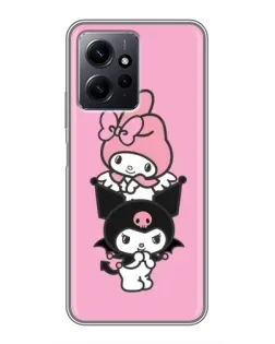 Чехол для Xiaomi Redmi Note 12 с картинкой «My Melody и Kuromi»