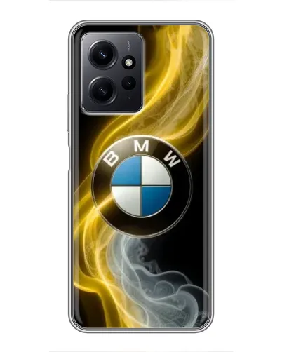 Чохол для Xiaomi Redmi Note 12 з картинкою «Золотистий дим BMW»