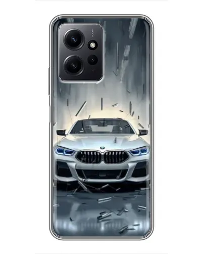 Чохол для Xiaomi Redmi Note 12 з картинкою «BMW у світлі фар»