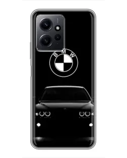 Чохол для Xiaomi Redmi Note 12 з картинкою «BMW — погляд з темряви»