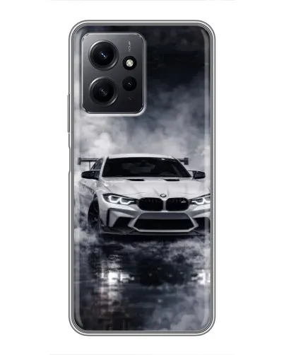 Чохол для Xiaomi Redmi Note 12 з картинкою «BMW крізь туман»