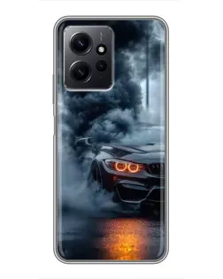 Чехол для Xiaomi Redmi Note 12 с картинкой «BMW M-Power — абстракция» Чехол для Xiaomi Redmi Note 12 с картинкой «BMW M-Power — абстракция»