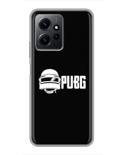 Чохол для Xiaomi Redmi Note 12 з картинкою «PUBG — класичний лого»