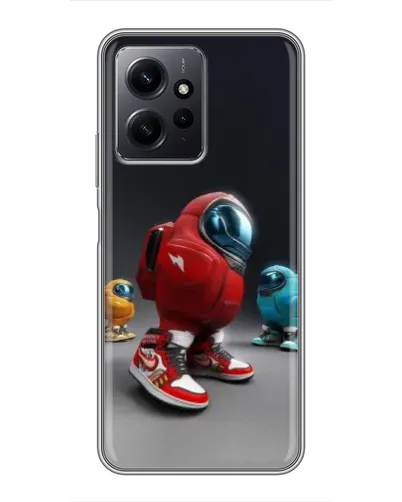 Чохол для Xiaomi Redmi Note 12 з картинкою «Among Us — 3D стиль»