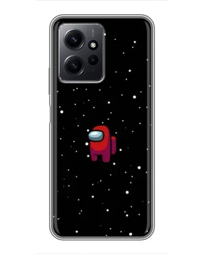 Чохол для Xiaomi Redmi Note 12 з картинкою «Червоний Among Us»