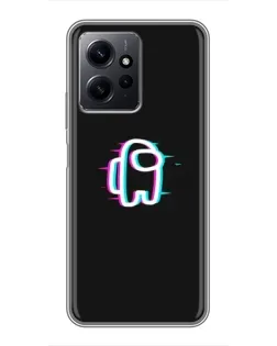 Чохол для Xiaomi Redmi Note 12 з картинкою «Among Us неон»