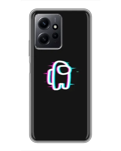 Чохол для Xiaomi Redmi Note 12 з картинкою «Among Us неон»
