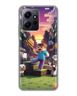 Чохол для Xiaomi Redmi Note 12 з картинкою «Стів на фермі»