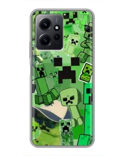 Чохол для Xiaomi Redmi Note 12 з картинкою «Кріпери Minecraft» Чохол для Xiaomi Redmi Note 12 з картинкою «Кріпери Minecraft»