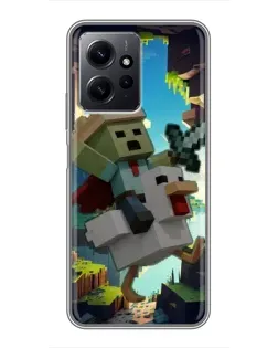 Чохол для Xiaomi Redmi Note 12 з картинкою «Стів та гусь» Чохол для Xiaomi Redmi Note 12 з картинкою «Стів та гусь»