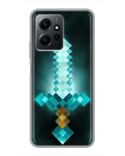 Чохол для Xiaomi Redmi Note 12 з картинкою «Алмазний меч неон»