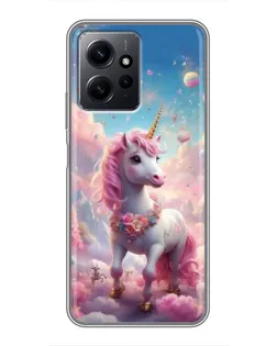 Чохол для Xiaomi Redmi Note 12 з картинкою «Єдиноріг серед хмар»