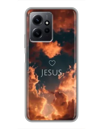 Чехол для Xiaomi Redmi Note 12 с картинкой «Сияние Имени Jesus»
