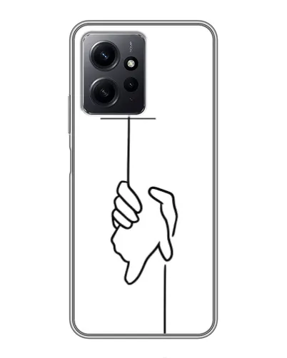 Чехол для Xiaomi Redmi Note 12 с картинкой «Рука держит»