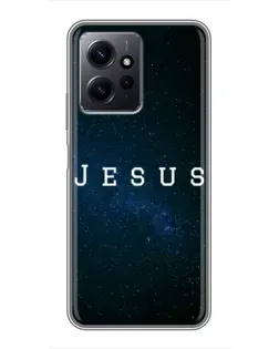 Чехол для Xiaomi Redmi Note 12 с картинкой «Звездное небо Jesus»