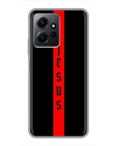 Чехол для Xiaomi Redmi Note 12 с картинкой «Красная линия веры»