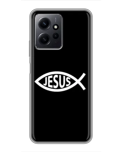Чехол для Xiaomi Redmi Note 12 с картинкой «Классический Jesus»