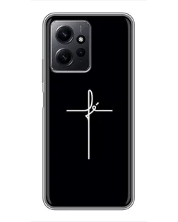 Чехол для Xiaomi Redmi Note 12 с картинкой «Тонкий крест» Чехол для Xiaomi Redmi Note 12 с картинкой «Тонкий крест»