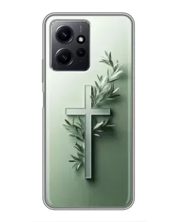 Чехол для Xiaomi Redmi Note 12 с картинкой «Оливковая ветвь» Чехол для Xiaomi Redmi Note 12 с картинкой «Оливковая ветвь»