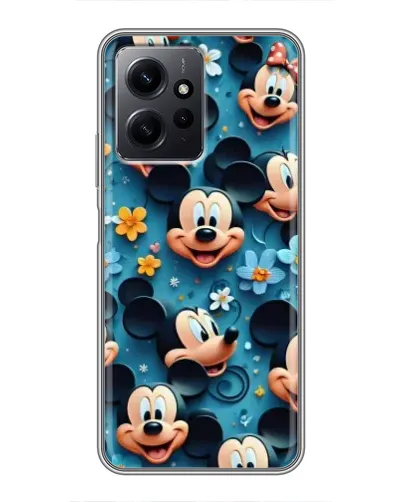 Чохол для Xiaomi Redmi Note 12 з картинкою «Паттерн Міккі та Мінні»