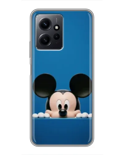 Чохол для Xiaomi Redmi Note 12 з картинкою «Міккі виглядає»