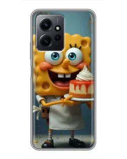 Чохол для Xiaomi Redmi Note 12 з картинкою «Кухар Спанч Боб»