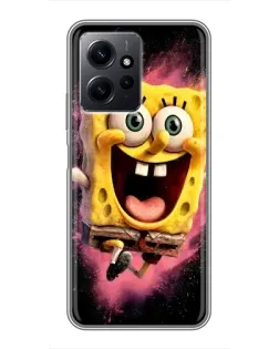 Чохол для Xiaomi Redmi Note 12 з картинкою «Вибуховий Спанч Боб»