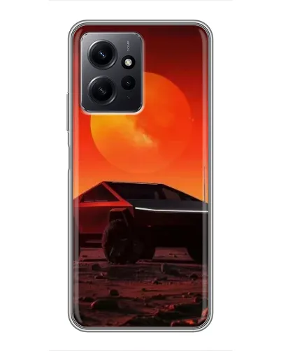 Чохол для Xiaomi Redmi Note 12 з картинкою «Cybertruck на Марсі»