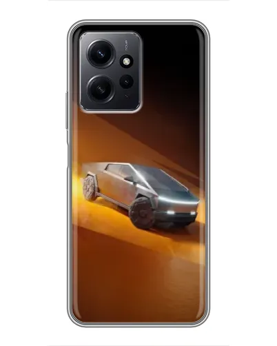 Чохол для Xiaomi Redmi Note 12 з картинкою «Cybertruck у пустелі»