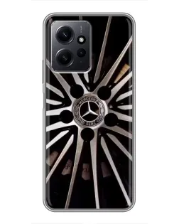 Чехол для Xiaomi Redmi Note 12 с картинкой «Диск Mercedes»
