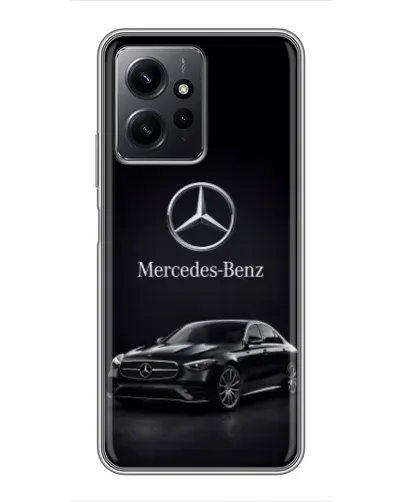 Чехол для Xiaomi Redmi Note 12 с картинкой «Mercedes — решетка радиатора»