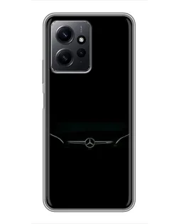 Чехол для Xiaomi Redmi Note 12 с картинкой «Mercedes Stealth Look»