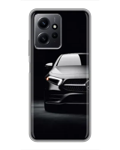 Чехол для Xiaomi Redmi Note 12 с картинкой «Свет фар Mercedes»