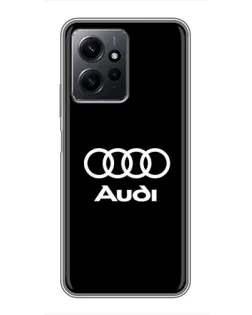Чохол для Xiaomi Redmi Note 12 з картинкою «Класичне лого Audi»