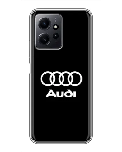 Чехол для Xiaomi Redmi Note 12 с картинкой «Классическое лого Audi»
