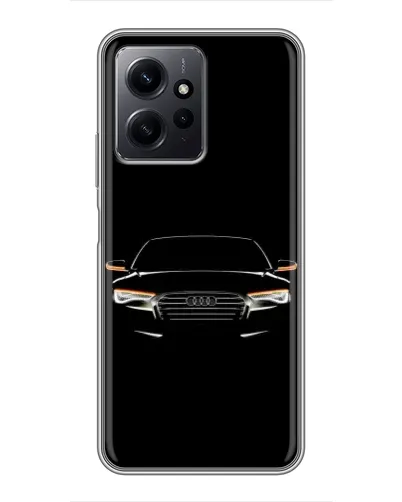 Чехол для Xiaomi Redmi Note 12 с картинкой «Audi — ночной контур»
