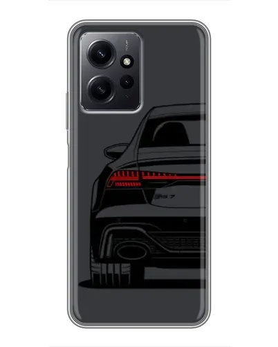 Чехол для Xiaomi Redmi Note 12 с картинкой «Задняя часть Audi — арт»