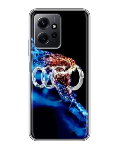 Чехол для Xiaomi Redmi Note 12 с картинкой «Энергия лого Audi»