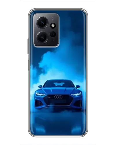 Чехол для Xiaomi Redmi Note 12 с картинкой «Audi — голубая энергия»