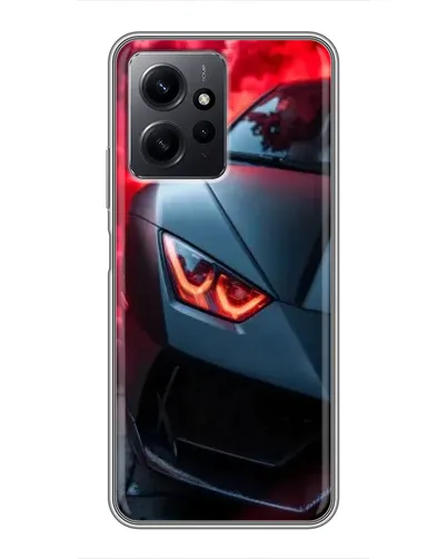 Чохол для Xiaomi Redmi Note 12 з картинкою «Lamborghini червоне сяйво»