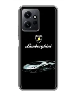 Чохол для Xiaomi Redmi Note 12 з картинкою «Логотип Lamborghini класика»