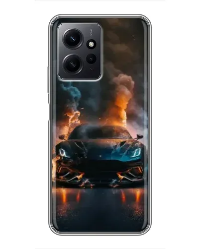 Чохол для Xiaomi Redmi Note 12 з картинкою «Lamborghini димна естетика»