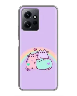 Чохол для Xiaomi Redmi Note 12 з картинкою «Веселкові Пушини»