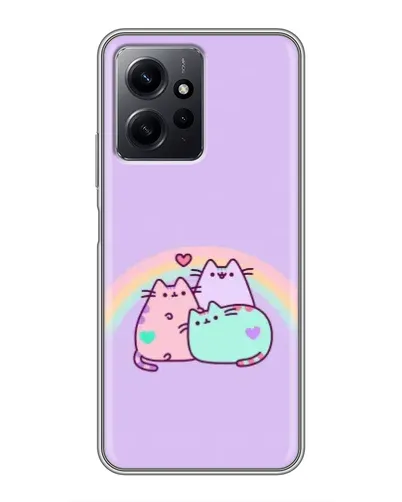 Чохол для Xiaomi Redmi Note 12 з картинкою «Веселкові Пушини» Чохол для Xiaomi Redmi Note 12 з картинкою «Веселкові Пушини»